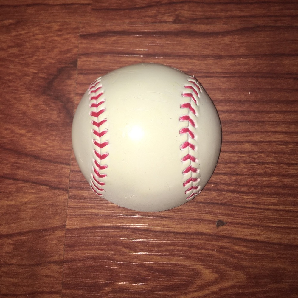 Baseball 3D Hard Rubber Magnet